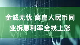 金诚无忧 离岸人民币同业拆息利率全线上涨